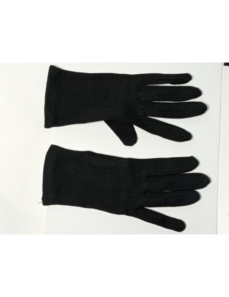 GUANTES 21CM ALGODÓN negro (S)
