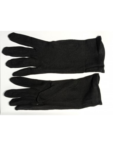 GUANTES 23 CM ALGODÓN negro (L)