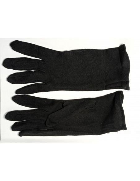 GUANTES 23 CM ALGODÓN negro (L)