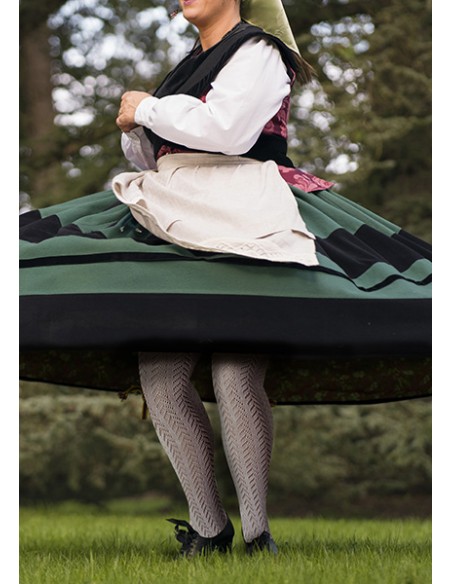 Leotardo calado con elasticidad