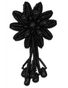 Flor de rocalla y canutillo...