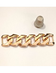 Aplique metal dorado