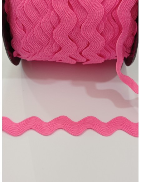 Piquillo poliéster rosa flúor