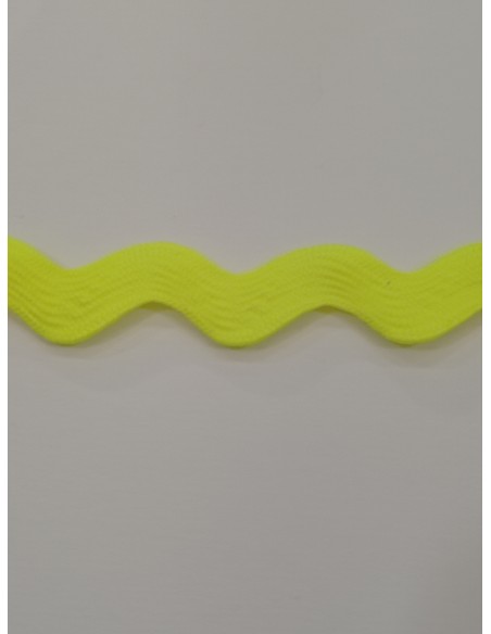 Piquillo poliéster amarillo flúor