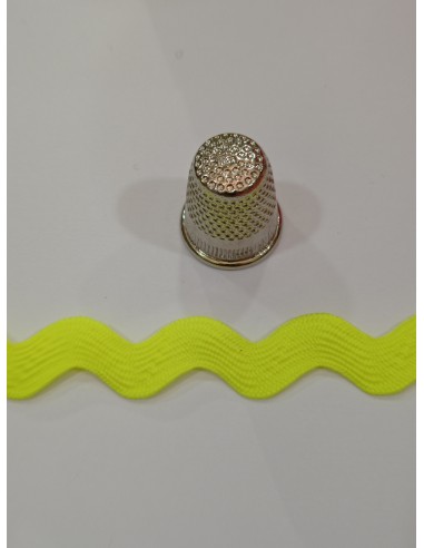 Piquillo poliéster amarillo flúor