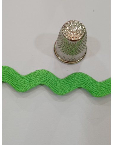 Piquillo poliéster verde flúor