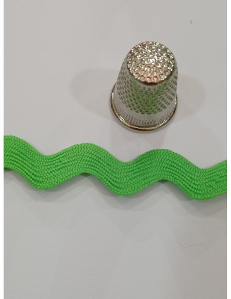 Piquillo poliéster verde flúor