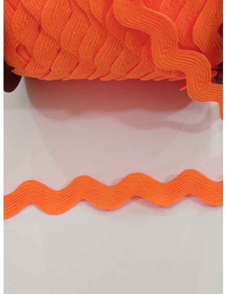 Piquillo poliéster naranja flúor