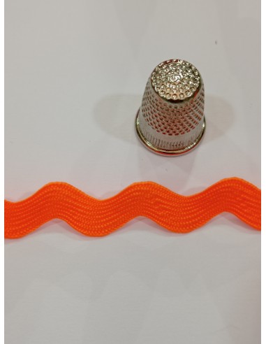 Piquillo poliéster naranja flúor
