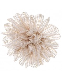 Flor rayada rosa suave...