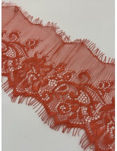 Encaje bordado coral nylon...