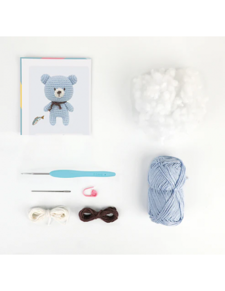 Bobby the Bear Amigurumi Crochet Kit