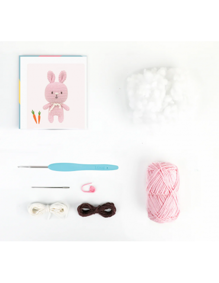 Renée the Rabbit Amigurumi Crochet Kit
