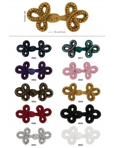 Alamar con tupis  10cmx 4.75cm