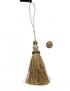 Borla tonos tostados torzal... 2