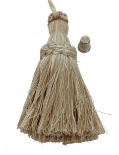 Borla natural y beige 15cm 2