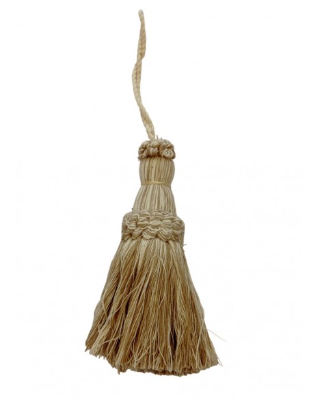 Borla natural y beige 15cm