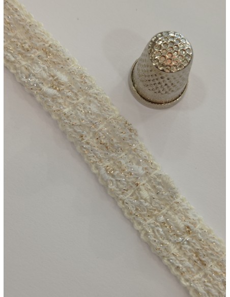 Galón chanel fantasía tonos beige