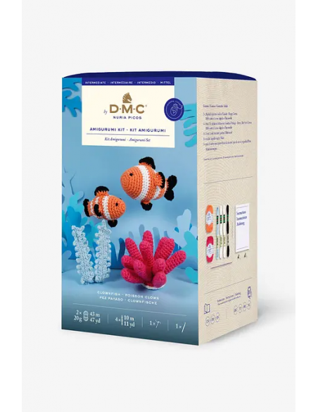 Pez Payaso Kit Amigurumi Intermedio