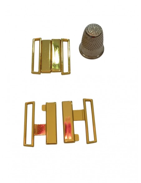 Cierre de bañador fino paso de cinta 25mm