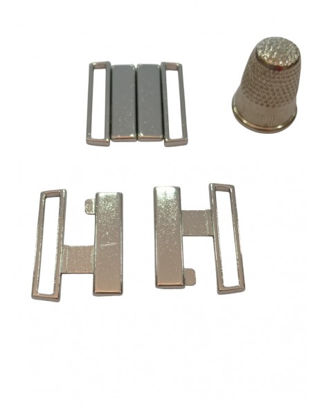 Cierre de bañador fino paso de cinta 25mm