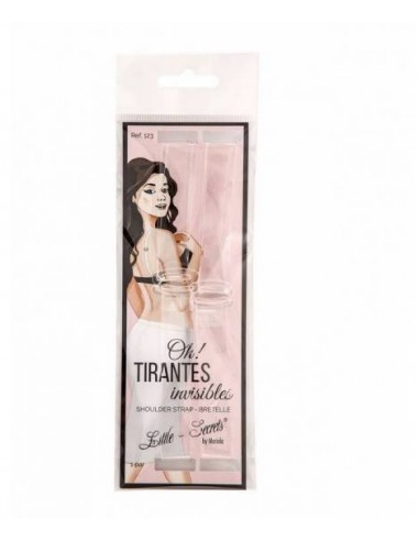 Tirante invisible 15mm  piezas de plástico de quita y pon