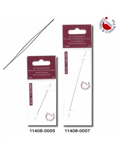 Aguja pasaperla 7 cm blister