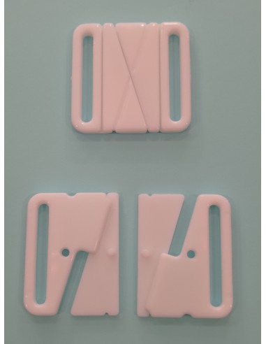 Cierre de bañador de nylon blanco...