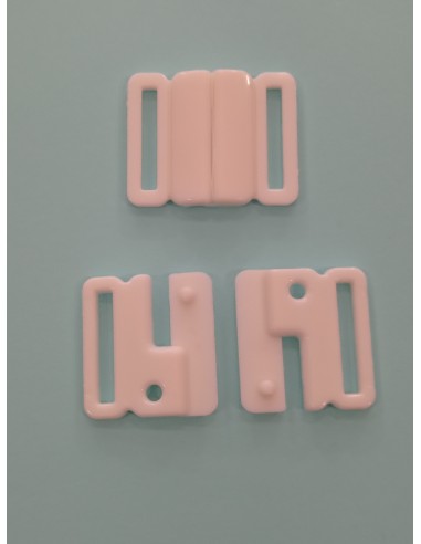 Cierre de bañador de nylon blanco...