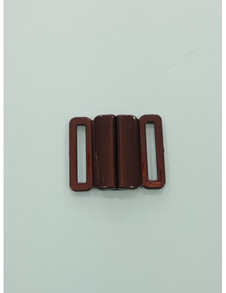 Cierre de bañador de nylon negro paso de 20mm