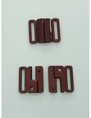 Cierre de bañador de nylon negro paso...