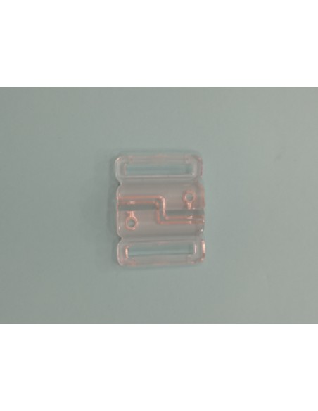 Cierre de bañador nylon transparente paso de 20mm