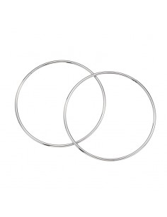 Par de aros de metal de...