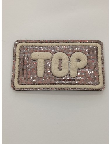 aplicación TOP topo-beig  termoadhesiva 31x53mm