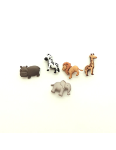 PACK DE 5 BOTONES ZOO CUTIES