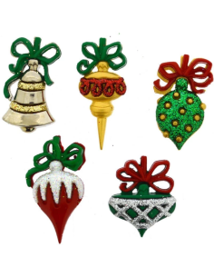 PACK DE 5 BOTONES CHISTMAS...