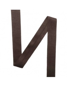 Cinta marrón al bies de...