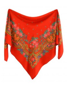 Pañuelo "portugués" rojo 90X90