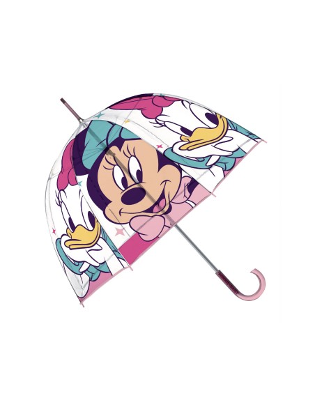 Paraguas Infantil Manual Burbuja Disney Minnie, fibra