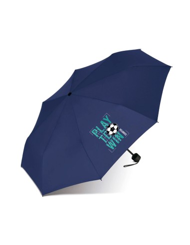 Paraguas Plegable Cadete Manual Azul