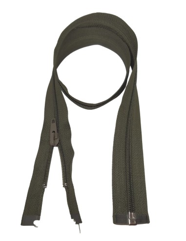 Cremallera marrón forja 75cm con... Cremallera marrón forja 75cm con...