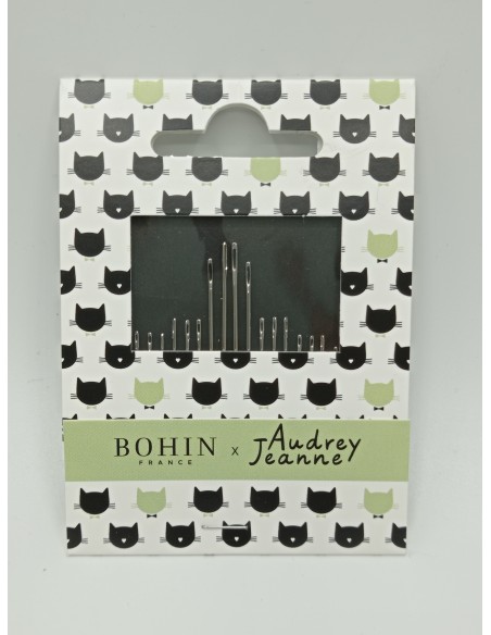 Agujas Bohin 20 surtidas Audrey Jeanne 5607, blíster