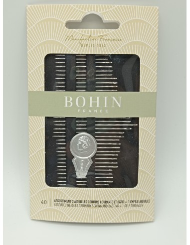 Agujas Bohin 40 surtidas, blíster