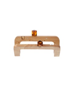 Asa madera natural + bola... 2