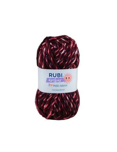Lana mecha multicolor. RUBI AMBAR...
