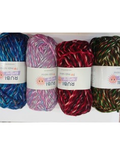 Lana mecha multicolor. RUBI...