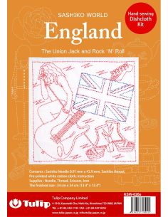 Set Tulip tela Sashiko...