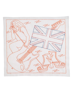 Set Tulip tela Sashiko... 2