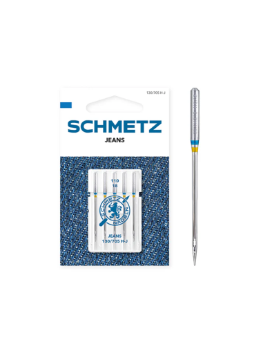 Caja de 5 agujas JEANS grosor 110...