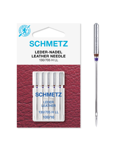 Caja de 5 agujas CUERO grosor 100...